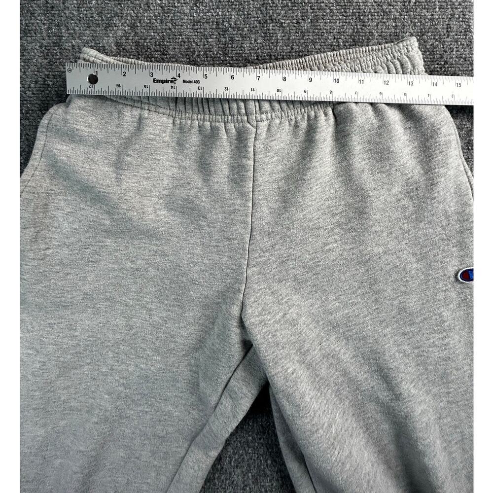 Champion Gray Fleece Jogger Sweatpants Men's Small Athletic Logo - Picture 5 of 8